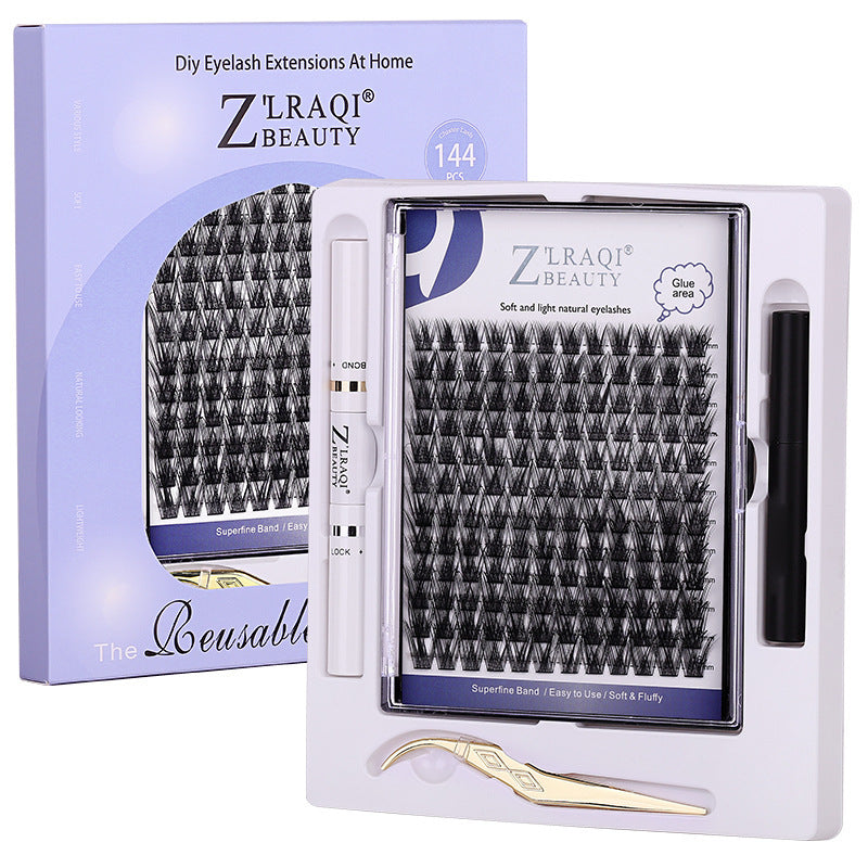 Segmented Individual False Single Cluster Dense Eyelash Chemical Fiber False Eyelashes