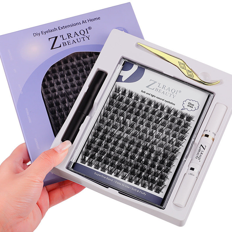 Segmented Individual False Single Cluster Dense Eyelash Chemical Fiber False Eyelashes