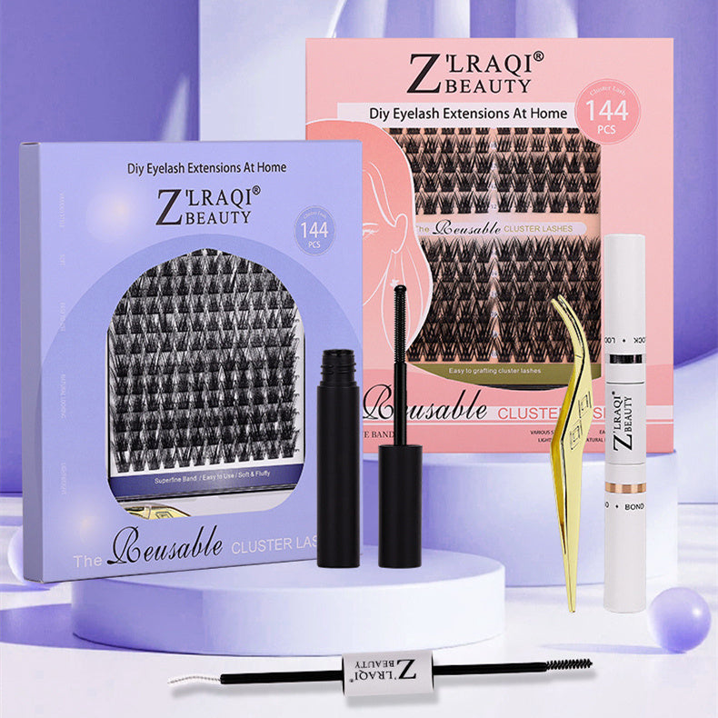 Segmented Individual False Single Cluster Dense Eyelash Chemical Fiber False Eyelashes