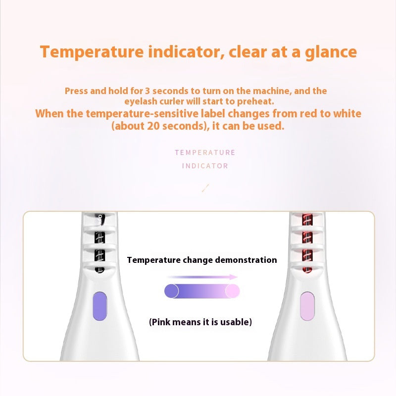 Electric Eyelash Curler Three-gear Temperature Control